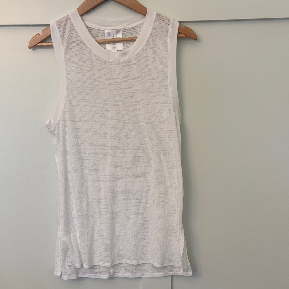 Lululemon Athletica White Tank Top